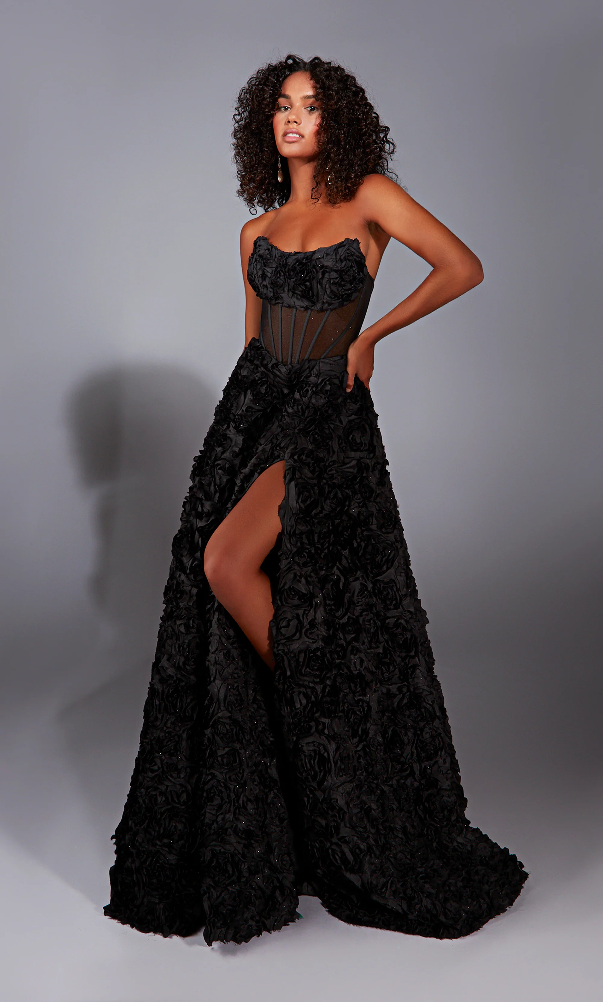 ALYCE Paris 61775 Alyce Long Strapless Neckline Elegant Ballgown Dress - Image 5